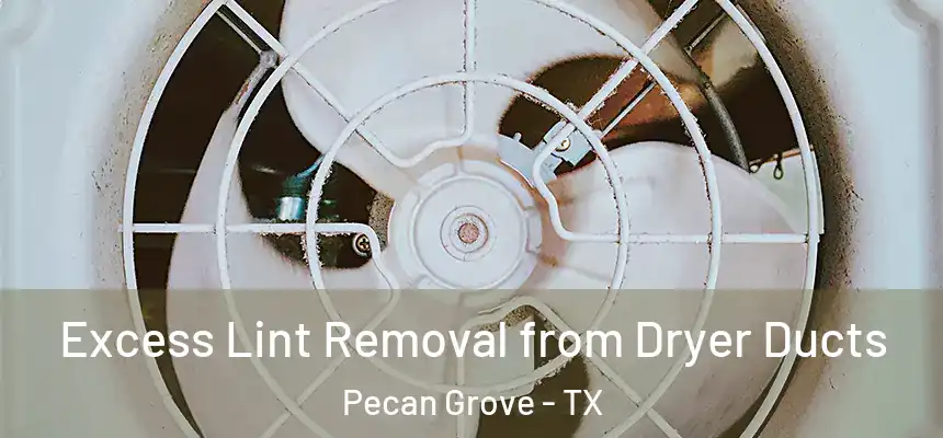 Excess Lint Removal from Dryer Ducts Pecan Grove - TX